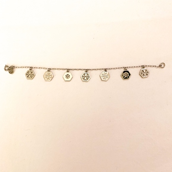 Tory Burch Silver Charm Bracelet - Picture 1 of 5